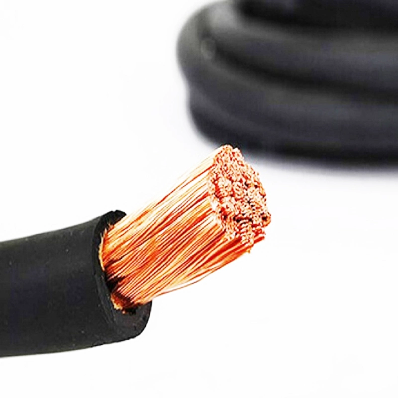 Flexible Copper Wire Cable 6 8 10 12 14 16 18 20 22 24AWG Battery Rubber Cable High Temperature Resistant