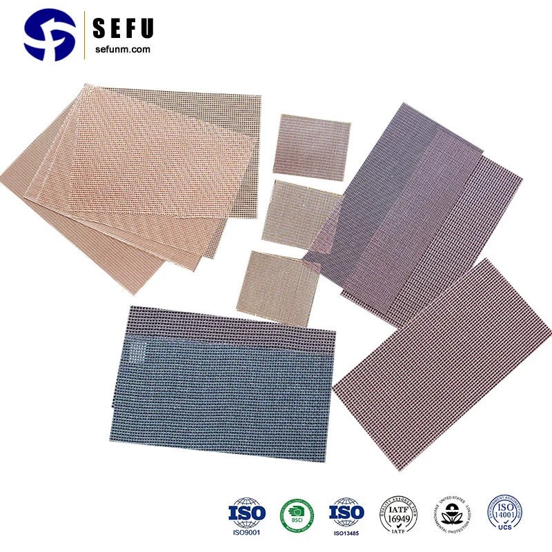 Sefu China Foundry Filters Manufacturing High Silica Fiberglass Mesh Filter Molten Iron Filtration Foundry Mesh Filter for Molten Aluminum Filtering