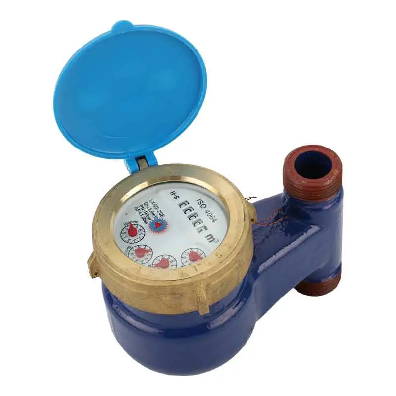 Dry Type Water Meter Vertical Type Cast Iron Body DN15-DN50