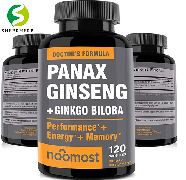 Extracto de planta Natural OEM Extracto de Ginseng Americano (raíz) con bajo Residuos de pesticidas Herb Herbal