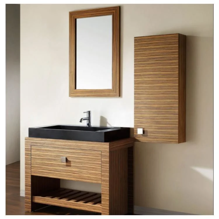 Custom Made Wood High-End Bathroom Vanity Transitional