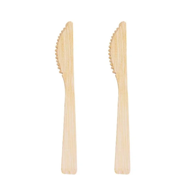 Forquilha Eco Bamboo biodegradável conjunto de artigos de mesa descartáveis Bamboo Cutlery servir