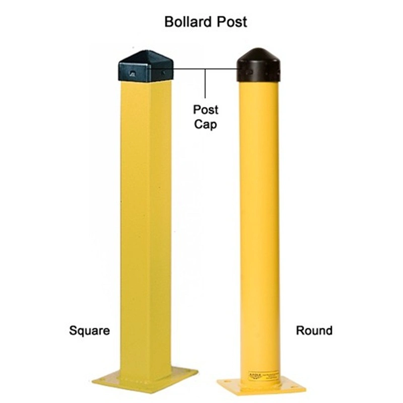 Bollards Safety Steel Pipe Road Barrier Safety Products Durable Powder Coated Hot Sell