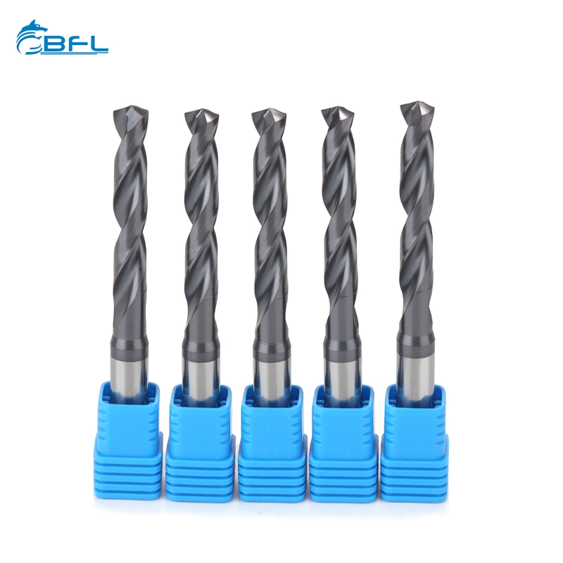 Bfl Tungsten Solid Carbide 2 Flute Twist Drill Bit CNC Drilling Tools