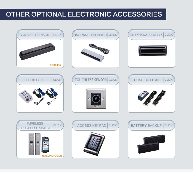 Turtech Similar Automatic Sliding Door En16005 Auto Test Infrared Sensor Door