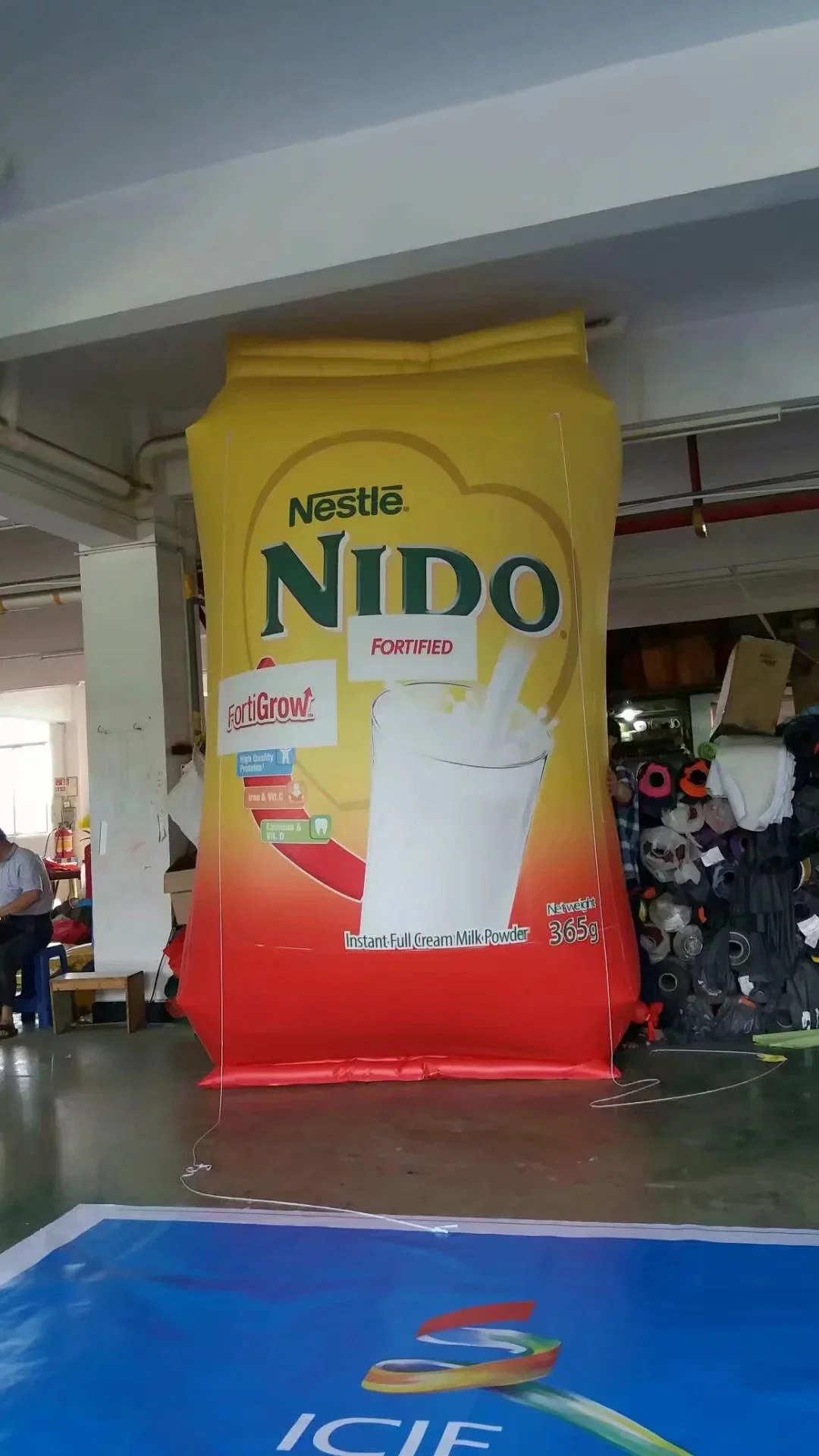 Saco de embalagem insufláveis gigantes Boyi Réplica Saco Snack insufláveis personalizados para a publicidade por732 Balão