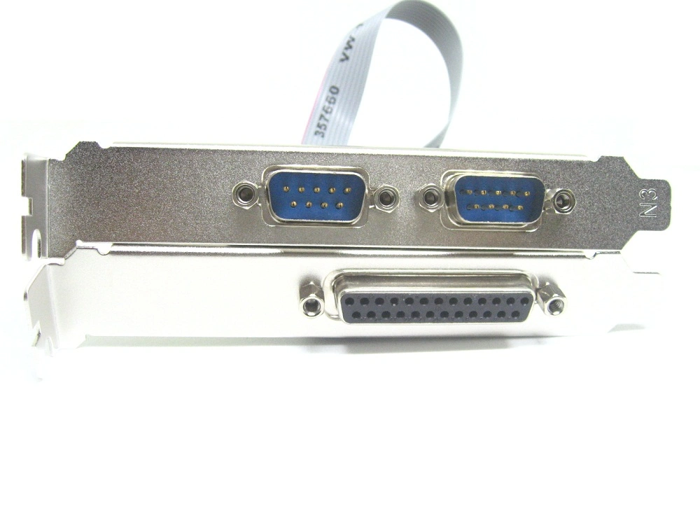 PCI-e para 2 portas seriais e 1 extensão de porta paralela Riser de placa