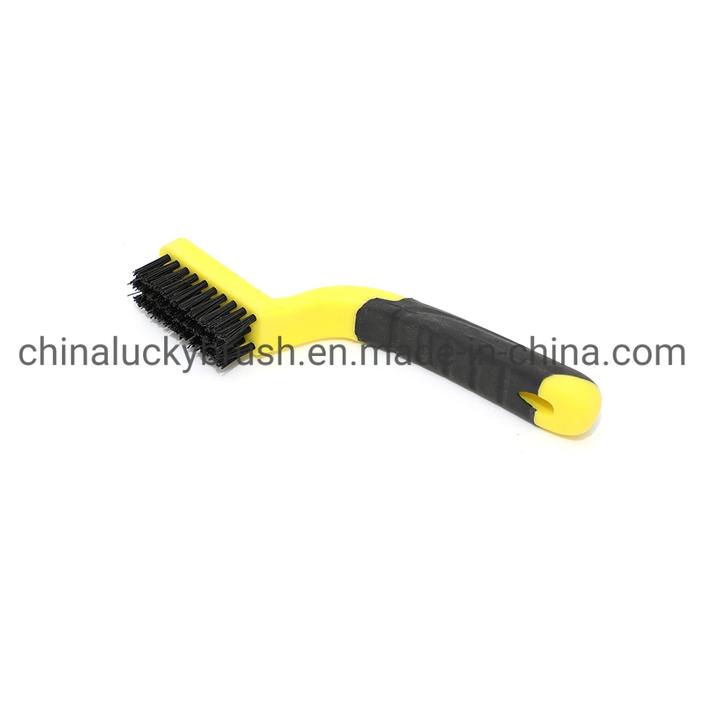 Brass Wire Plastic Handle Polishing Brush (YY-352)