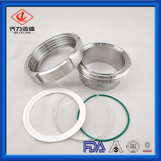 Sanitary Stainless Steel Union Type Round Weld Tank Sight Glass