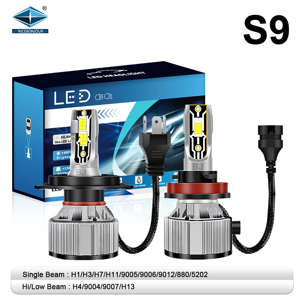 Bj High Power 12V Car Conversion Kits H13 H4 LED 9004 9007 Auto 60W 12000lm LED Headlight Conversion Kit