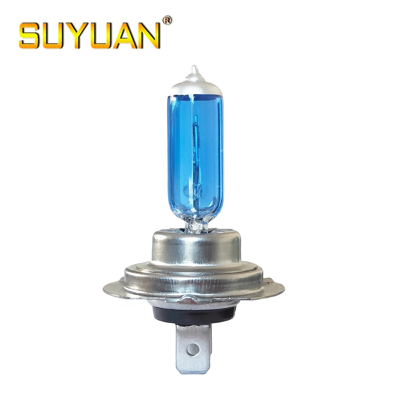 Factory Direct Sale Custom Made Super White H7 Lamps 12V 24V 55W 100W Car Halogen Headlight Long Life Blue Auto Bulbs