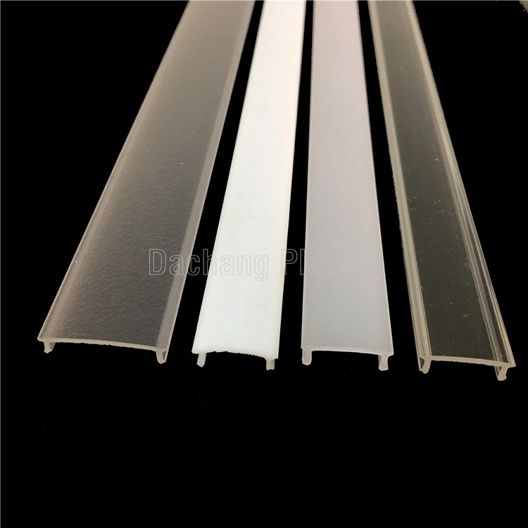 Extrusion PMMA PC Cover for Surfaced LED Aluminum Profile