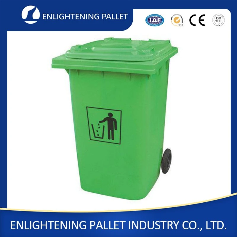 100L/120L/240L/360L/1000L/1200L/2400L Recycled Plastic Dustbin/Waste Container/Garbage Can/Trash Bin with Foot Pedal Lifting Arm and Stiffener