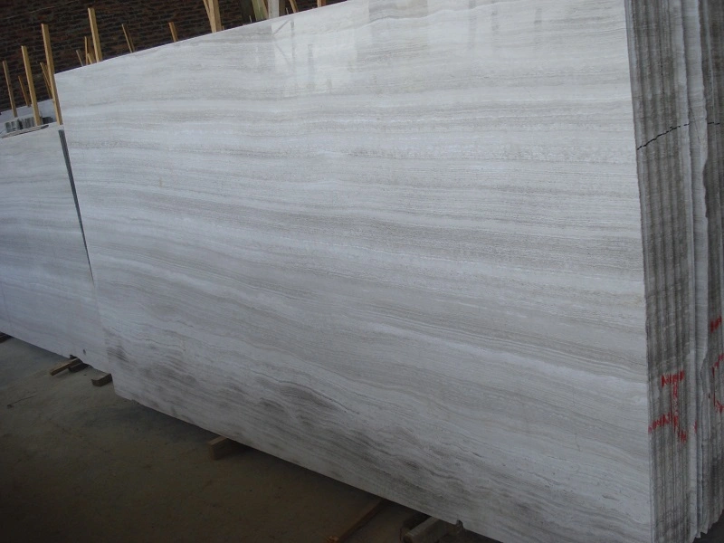 Natural Stones 2cm Thickness Quality Timber White Marble Tile/Slab