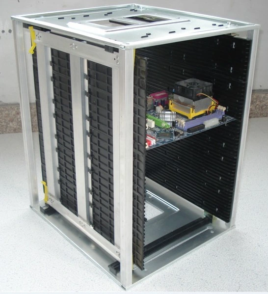 Ln-C807 SMT PCB Rack Antistatic ESD Magazine Rack for PCB Storage