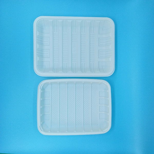 Disposable Compostable Square Cornstarch Dish