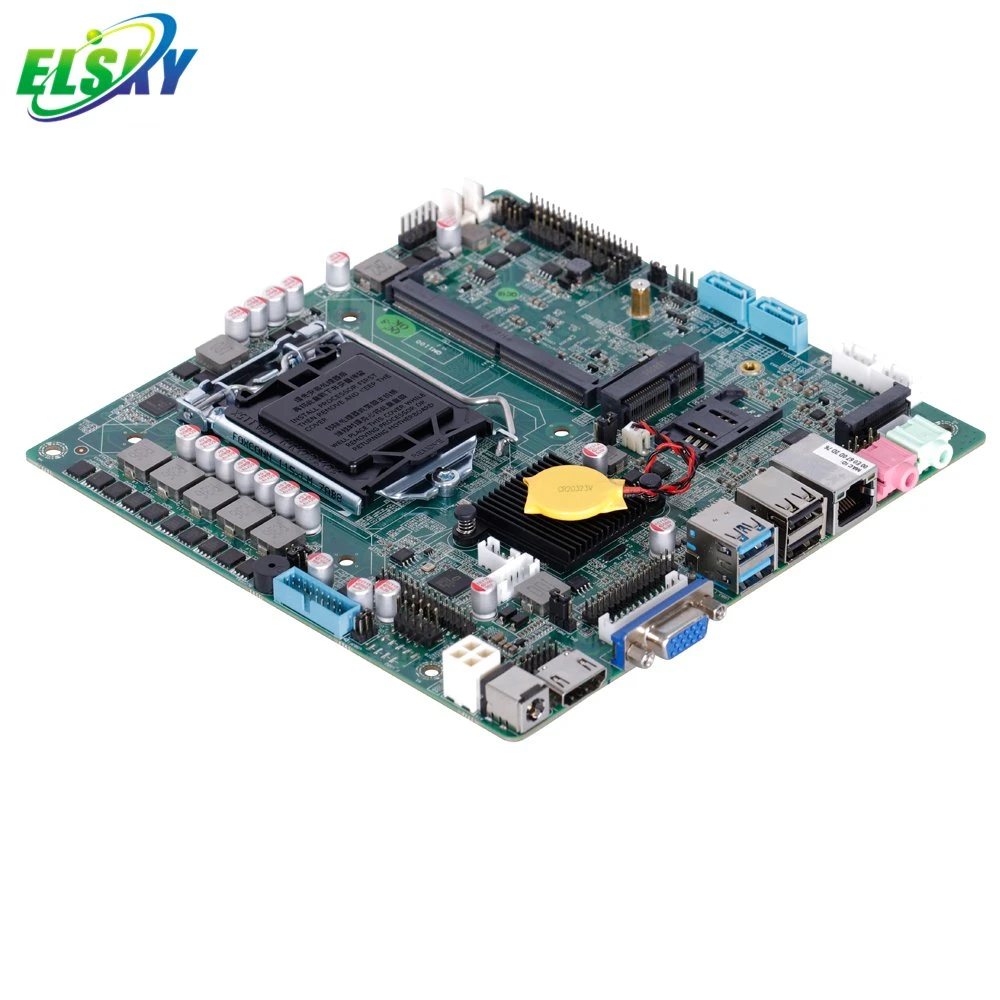 Ordinateur de bureau de la carte mère Elsky Mini-Itx avec CPU Kaby Lake 7e Gén Core I7-7700 LGA1151 chipset H110 QM1100