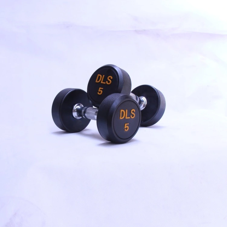 Hot Selling Outdoor Indoor Exercise Equipment Dumbbell Weight Best Rubber Dumbbells