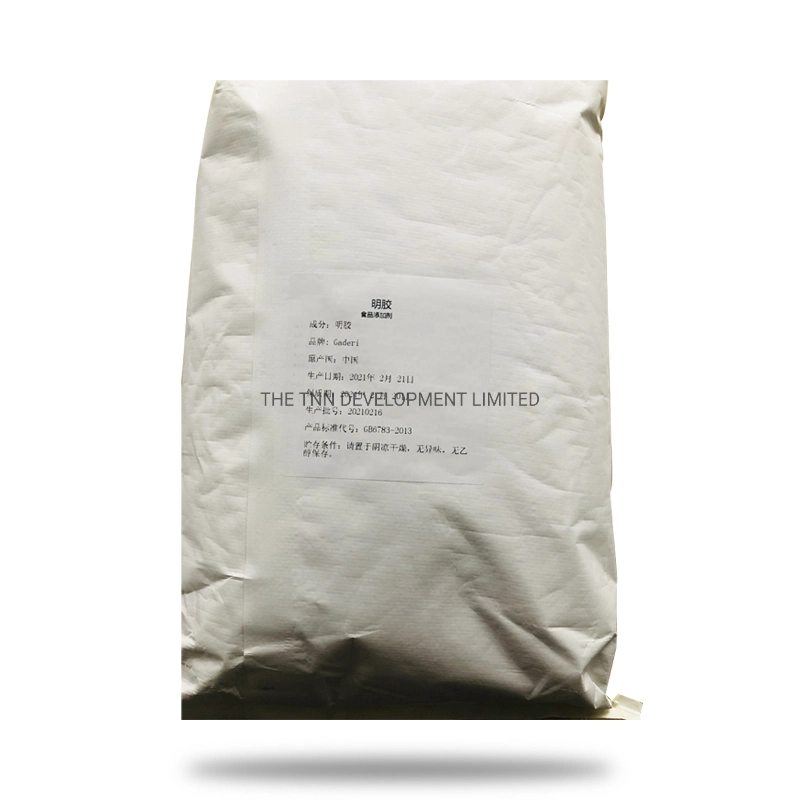 إضافات الطعام CAS 9000-70-8 جلد بوفين جيلاتين لحم خنزير بون جيلاتين