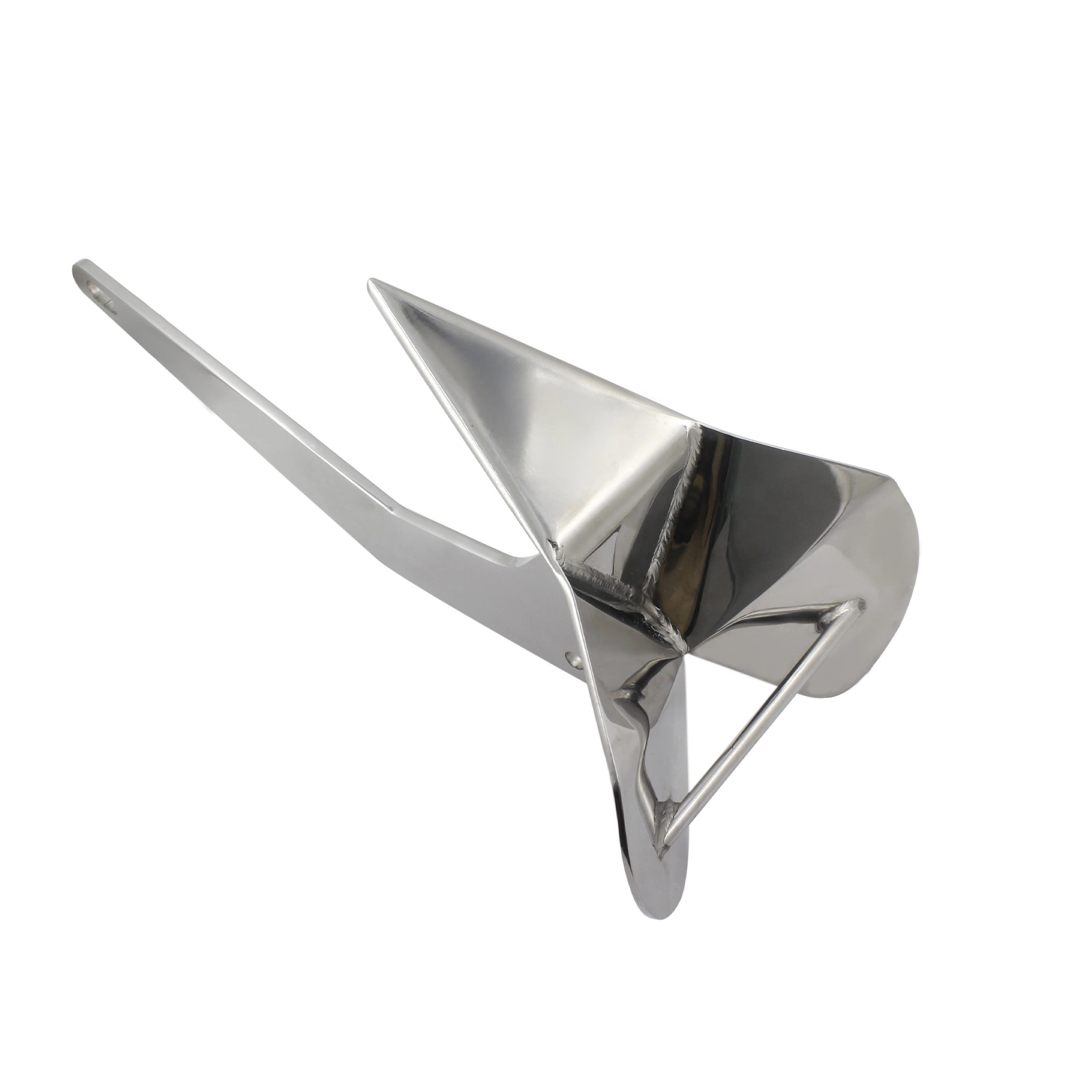 1-180kg Boat Docking Delta Style Boat Anchor Marine Stainless Steel 316 Boat Delta Plow Wing Anchor for 20-35 FT Boats