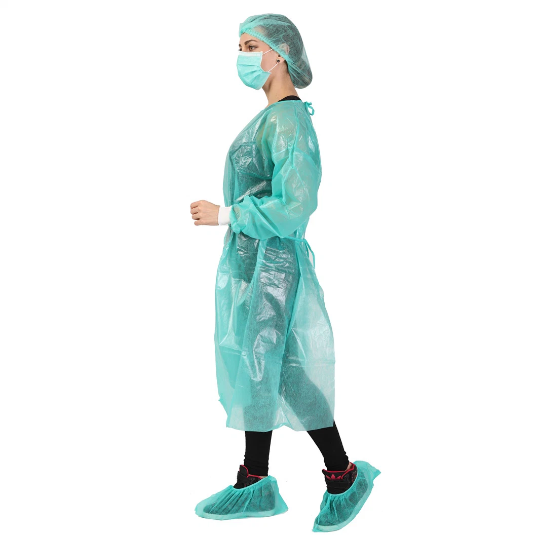 Disposable Waterproof CPE Gowns with Thumb