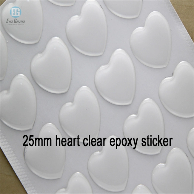 Round Clear Epoxy Dome Sticker for Promotion