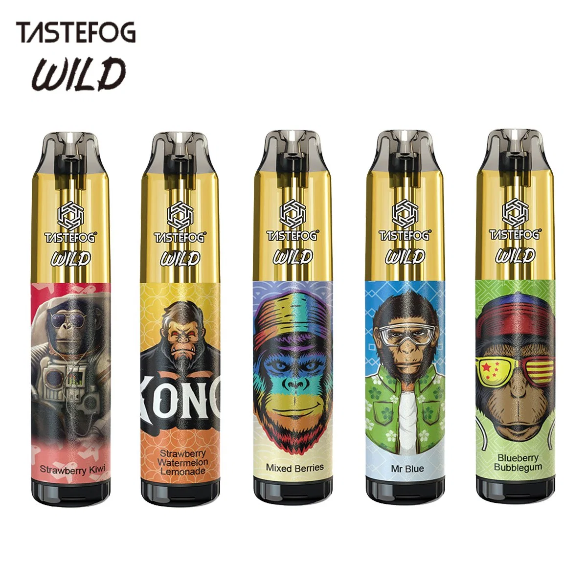 Vapes Tastefog Wild 7200 bouffées de cigarette électronique jetable narguilé Pen