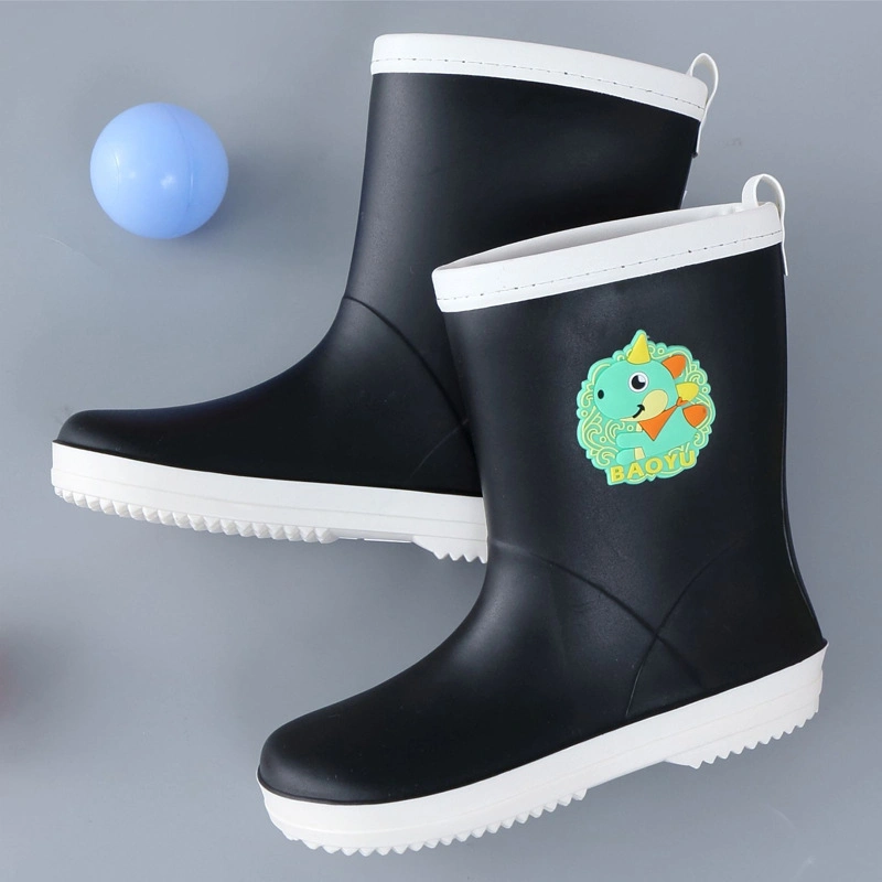 Non-Slip Boots for Children Rubber Rainboots for Colorfu