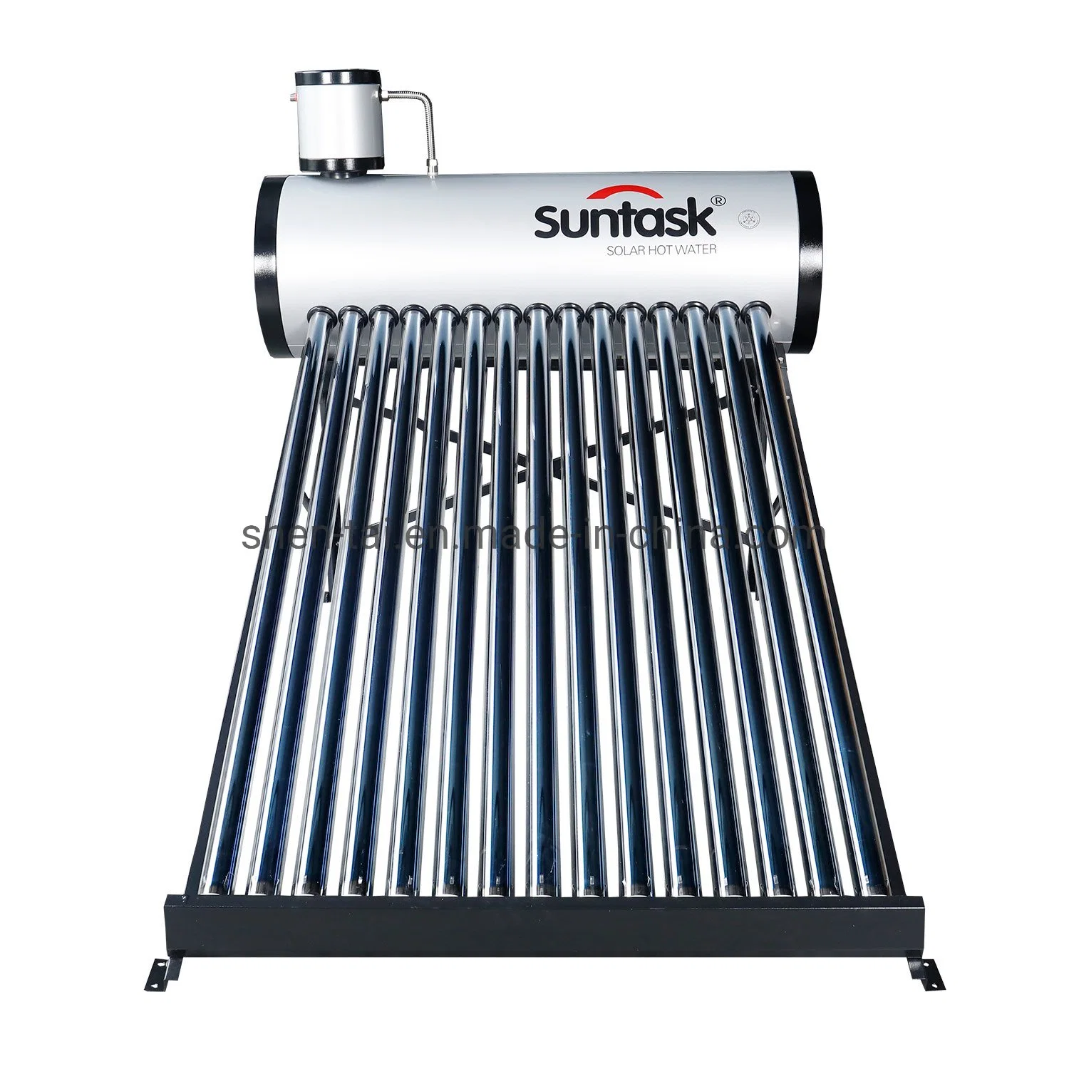 Compact Non Pressurized Solar Water Heater, Green Energy Evacuated Tube Solar Hot Water Heater