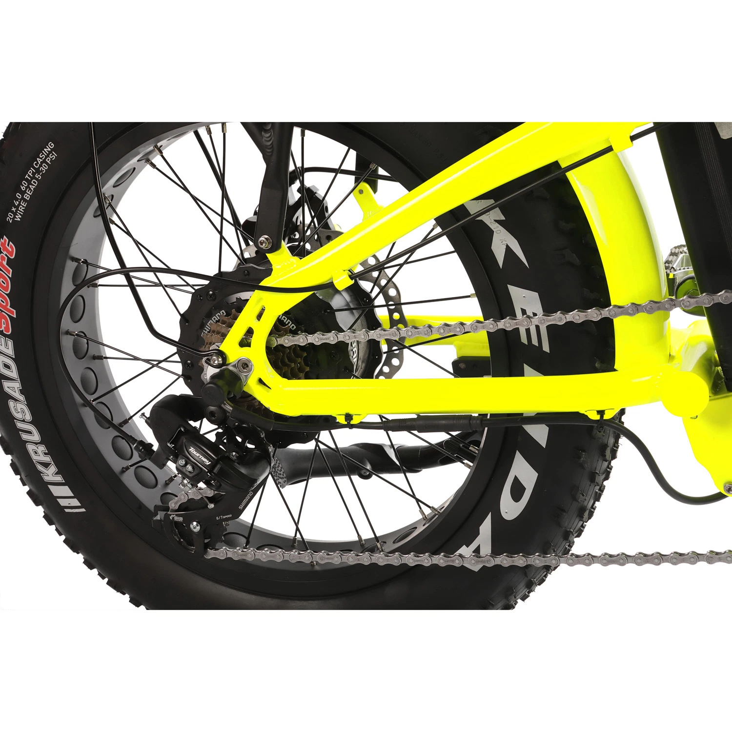 High Performance Folding Electric Fat Tire Mountain Bike