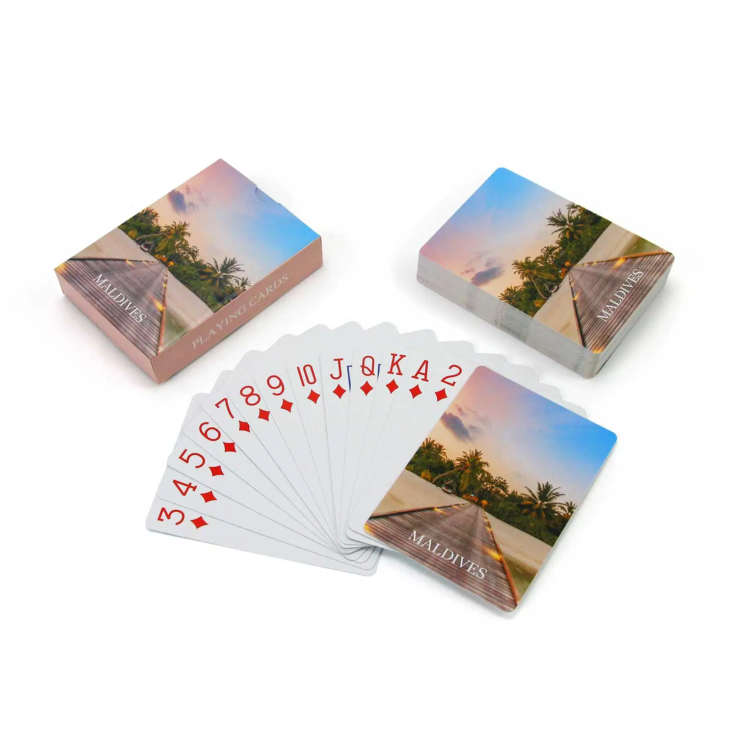 Factory Price Paper Game Board Full Colors Printed Tourist Souvenir Gift Custom Paper Playing Cards
