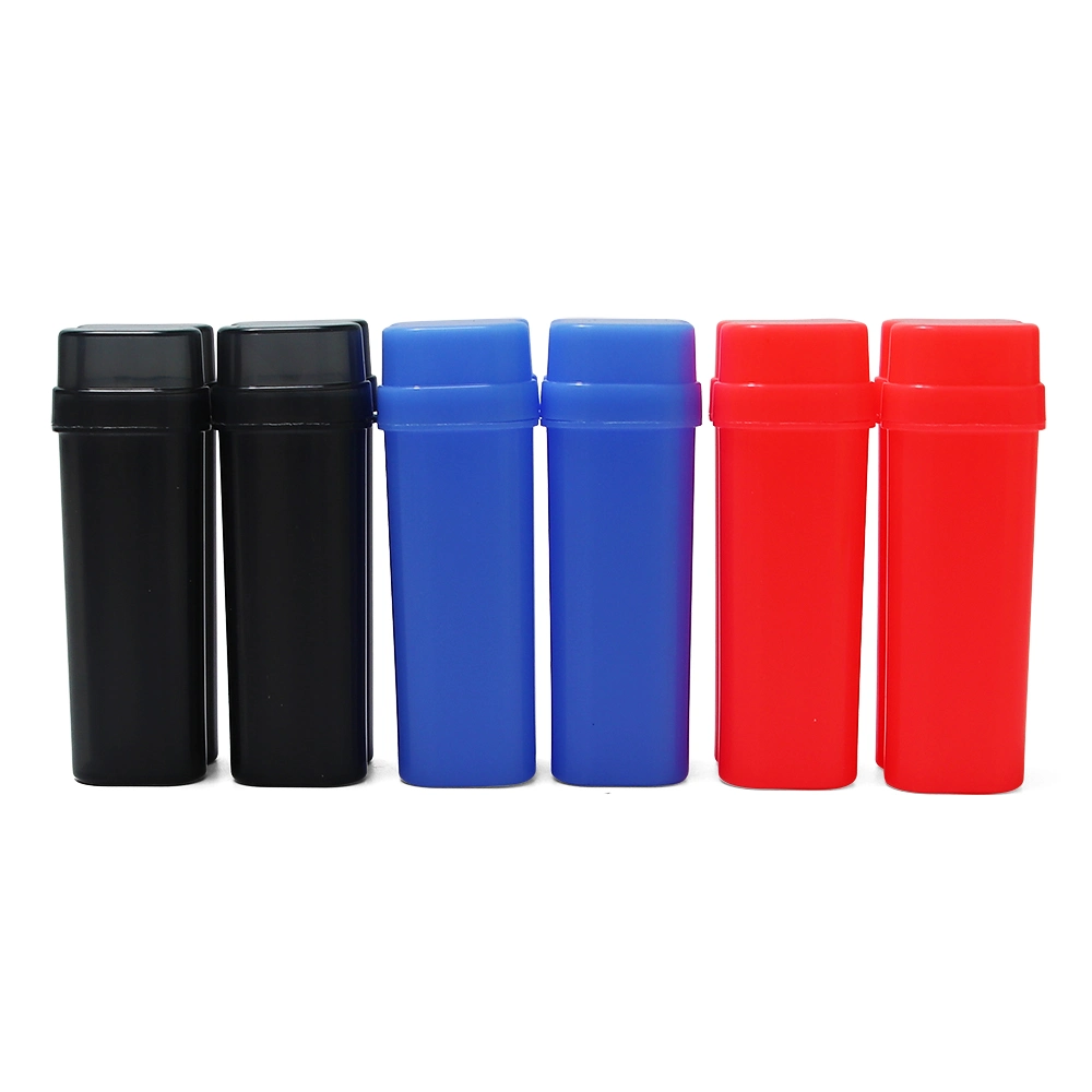 Portable Plastic Cigar Tubes Travel Case Humidor Pocket Cigar Case with Lighter Storage with Pre Roll Tube