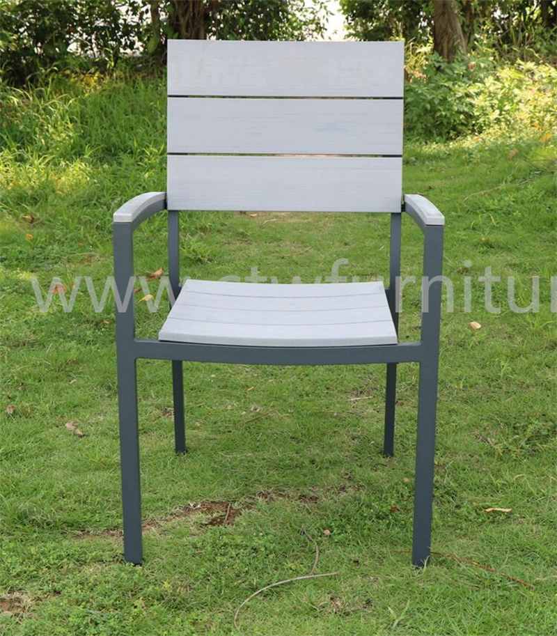 Outdoor Garden Furniture/Plastic-Wood Dining Chair for Sale