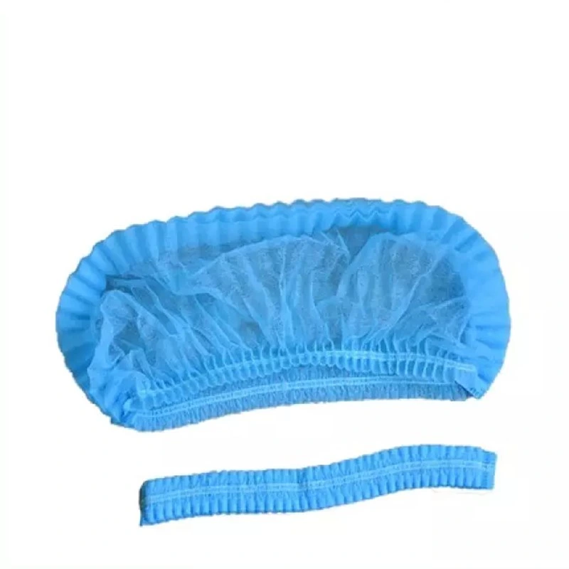 Disposable Mob/Clip Cap (Hair Net) Spun-Bounded Poly Hair Head Cover Eco-Friendly for Healthy and Clean Environment