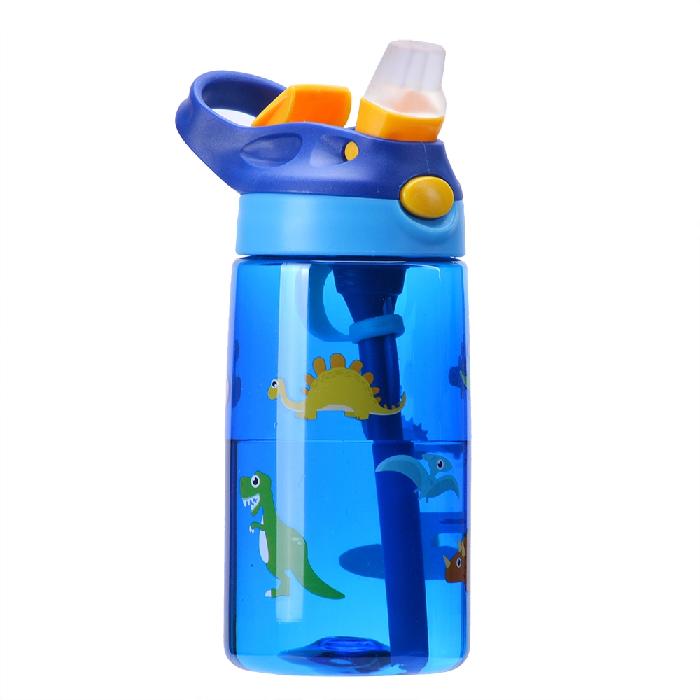 Mode Kunststoff Wasserflasche mit Stroh und Lagerung 22oz 2 In 1 Snack Wasserflasche