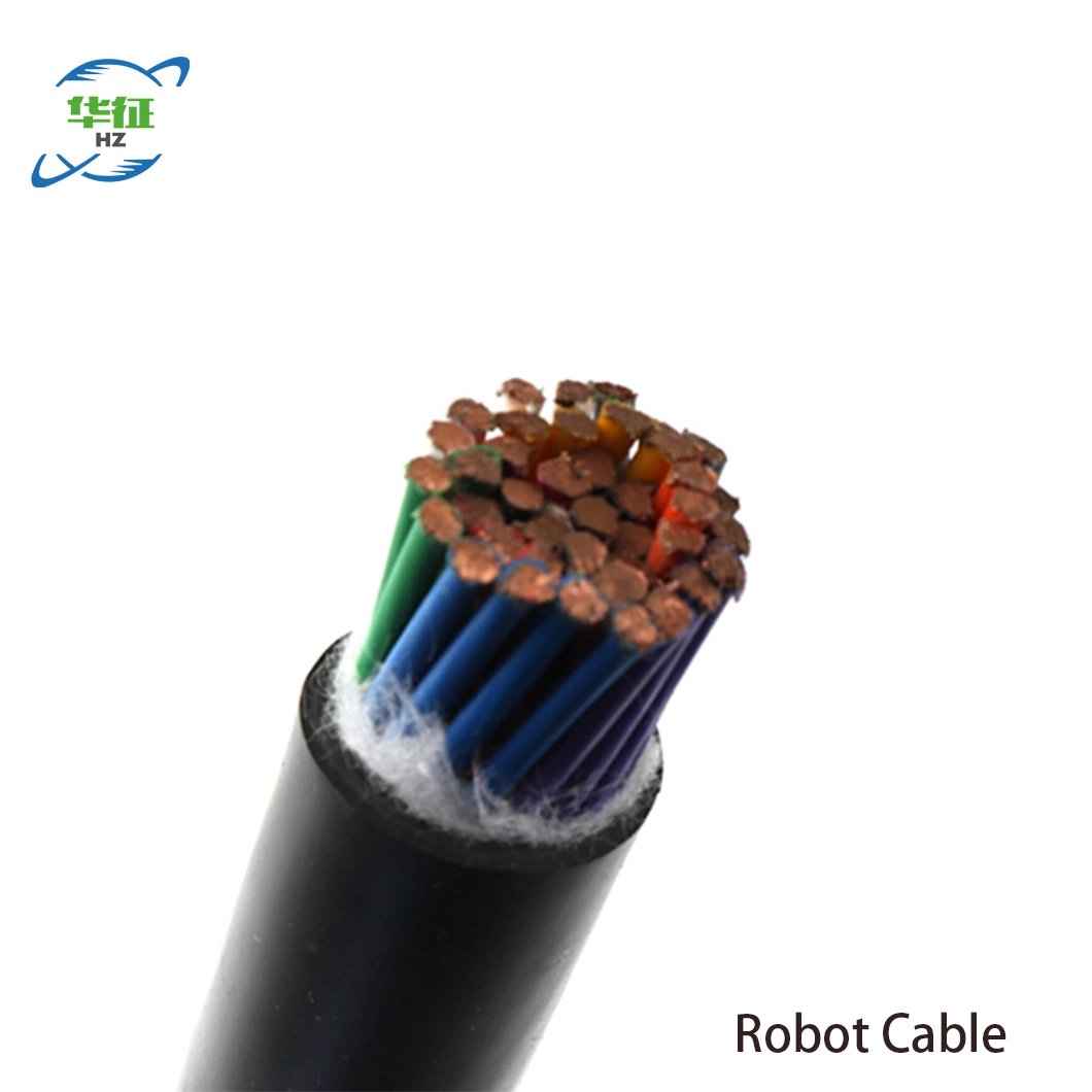 Multiconductor Electronic Cable with Extruded Non-Integral Jacket PVC Electrical Copper Wire Electronic Control Wire