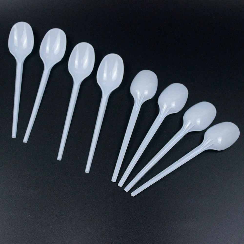 Disposable Light Weight Plastic Cutlery PP 2g 165mm Tea Spoon