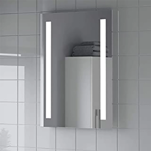 Miclion iluminado LED Fábrica piso del baño vestidor espejo de cuerpo de longitud completa en la pared