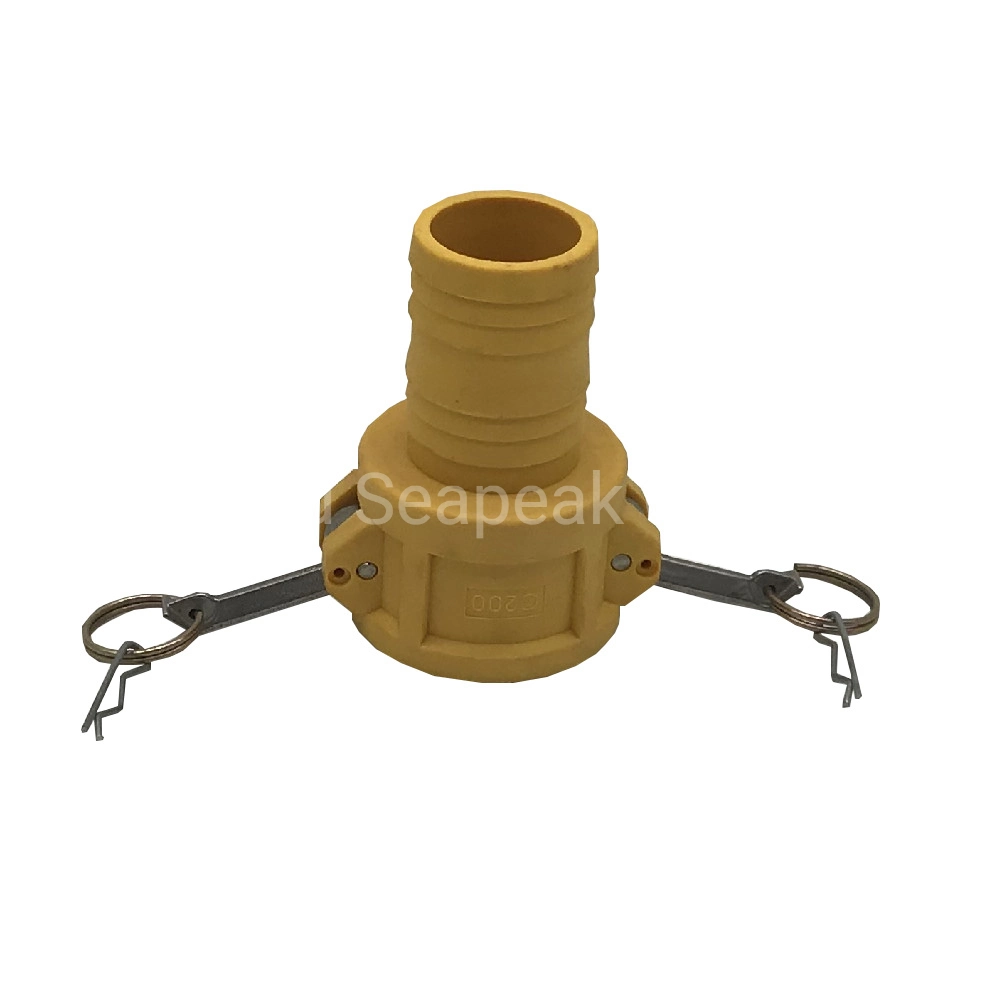 Customized Color Yellow Camlock Pipe Fittings with Different Sizes