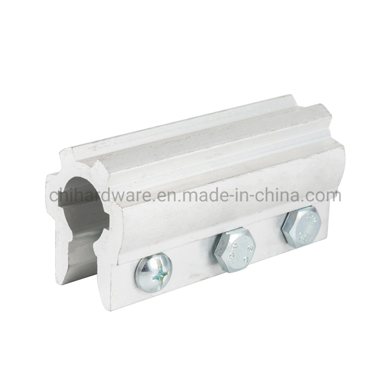 Aluminium 3 Bolts Garage Door Hardware Shaft Coupler