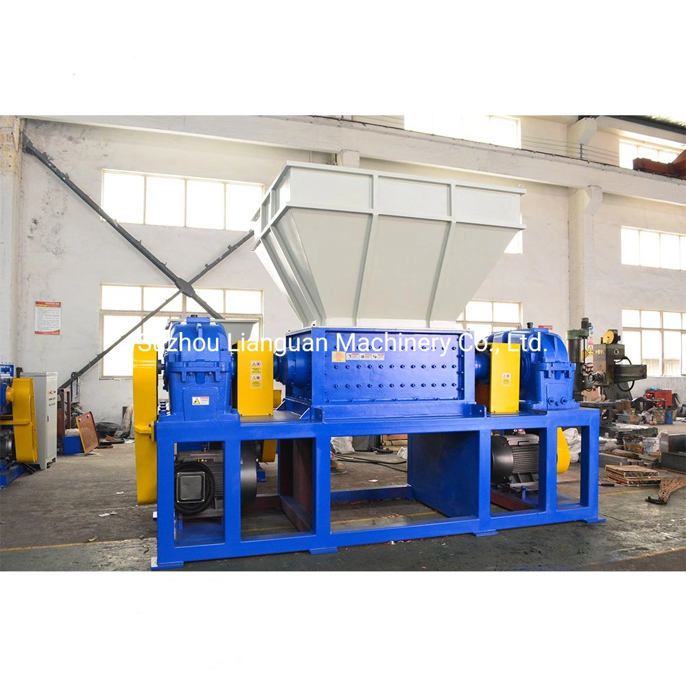Two Shaft Shredder to Recycle Waste Tire/Wood/Metal