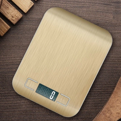 Stainless Steel Waterproof 5kg Kitchen Weight Scale with Tare Function