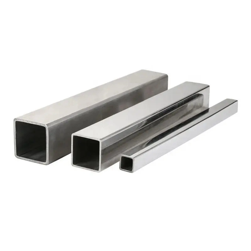 25.4mm Diameter Stainless Steel Square Pipe ASTM AISI 304 316 201 Mirror Polished Stainless Steel Square Tube