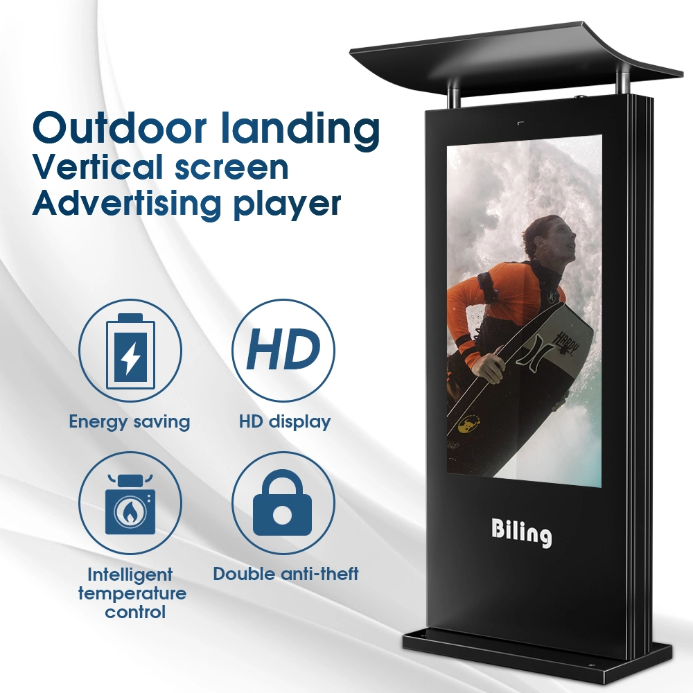 55 Inch Outdoor Sunlight Readable Advertising TV LCD Panel Monitor Touch Screen Digital Signage Kiosk Outdoor LCD Display