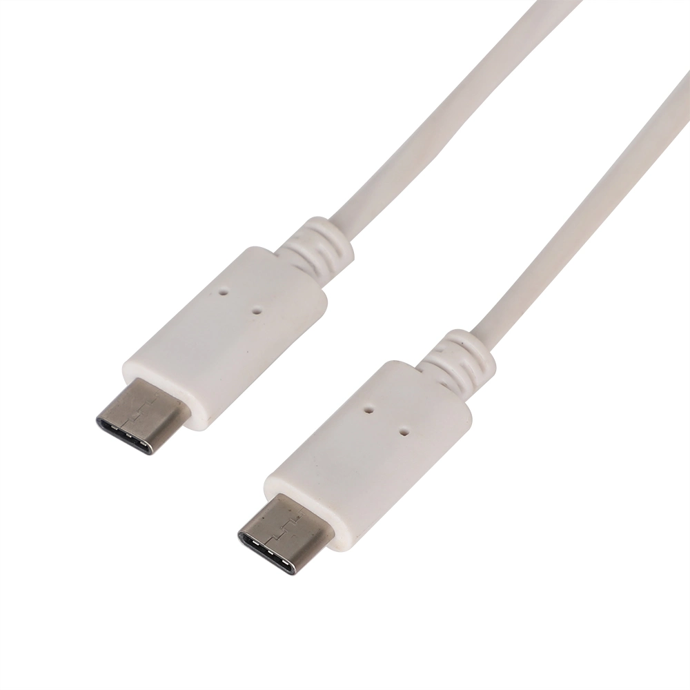 Plastic Injection PVC Braided Cable Type C to Type C USB3.1 for Android Phones Computers Devices Fast Charging Data Sync