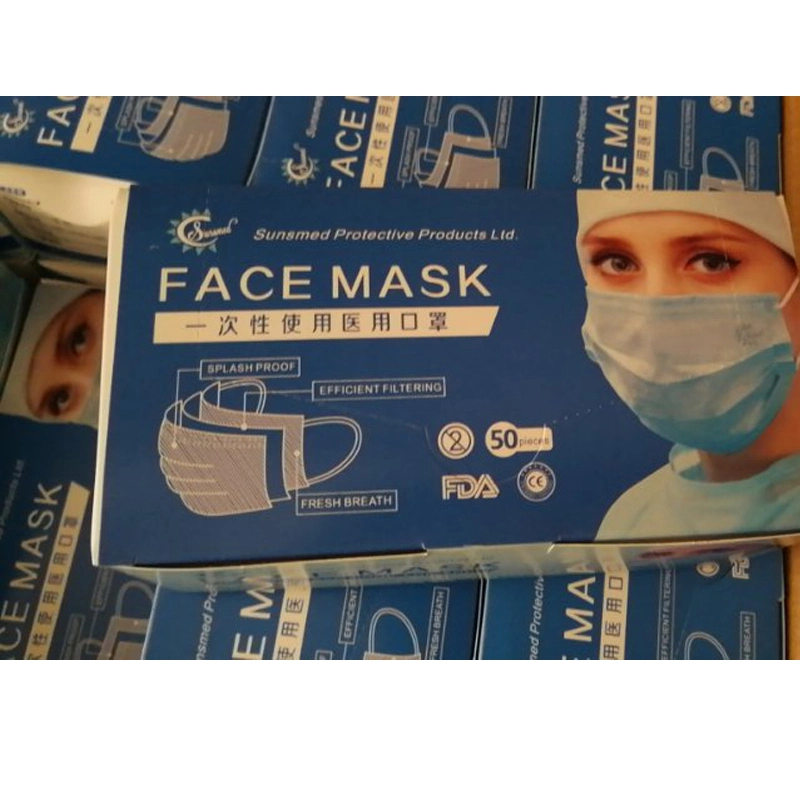 Disposable Face Mask 3ply with Ear Loop for Adult