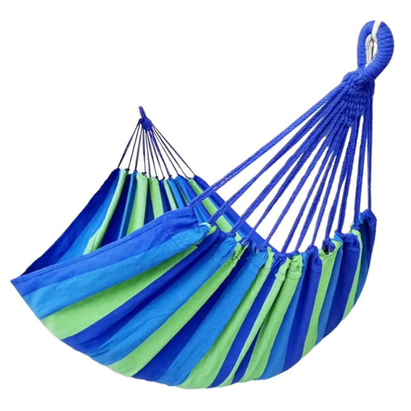 Outdoor Cotton Canvas Hammock Portable Camping Hammock Swing