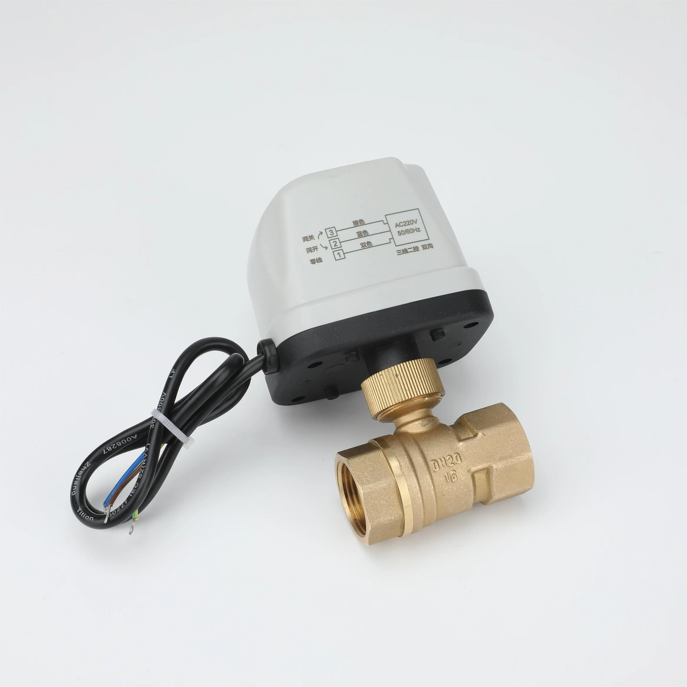 Ogq30 Electric Ball Valve with AC220V Three-Wire and Two-Control