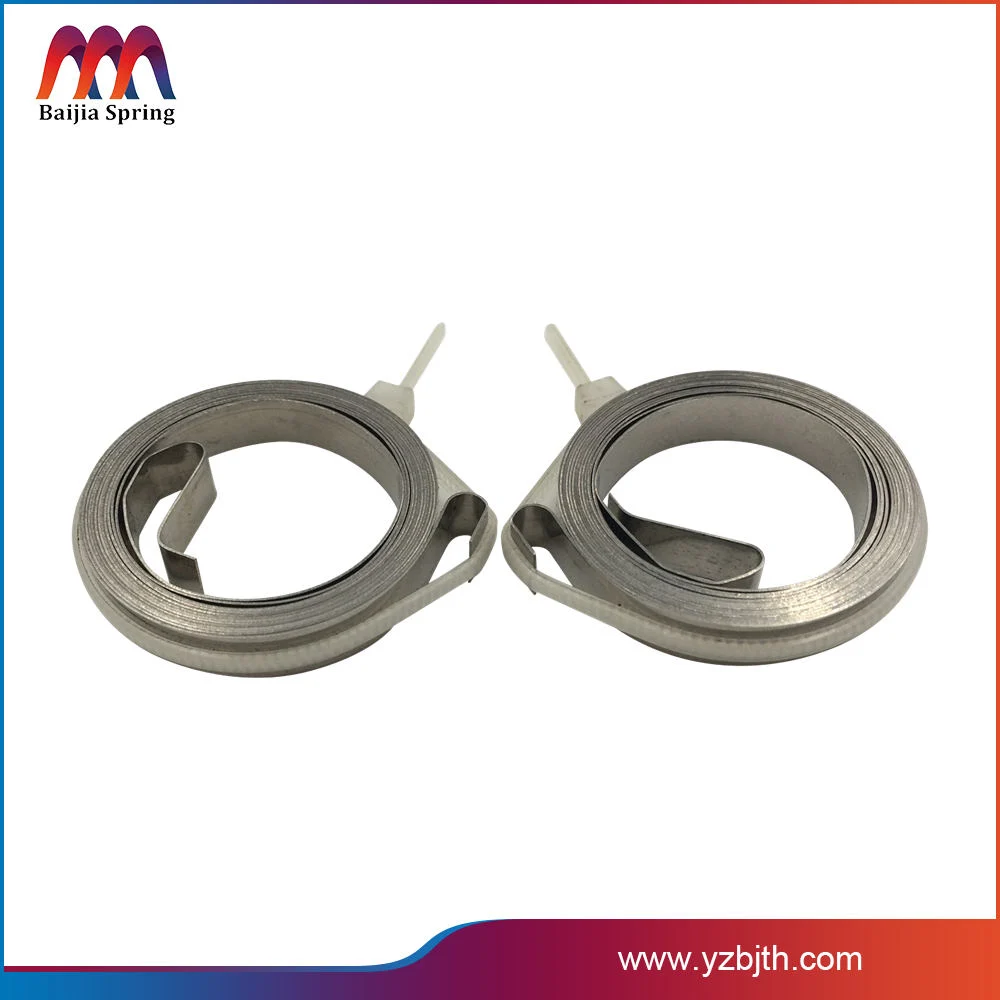 Spiral Spring China Zhejiang Machinery Springs Manufacturer Mechanical Parts Rotor Spring Clip-on Constant-Force Springs