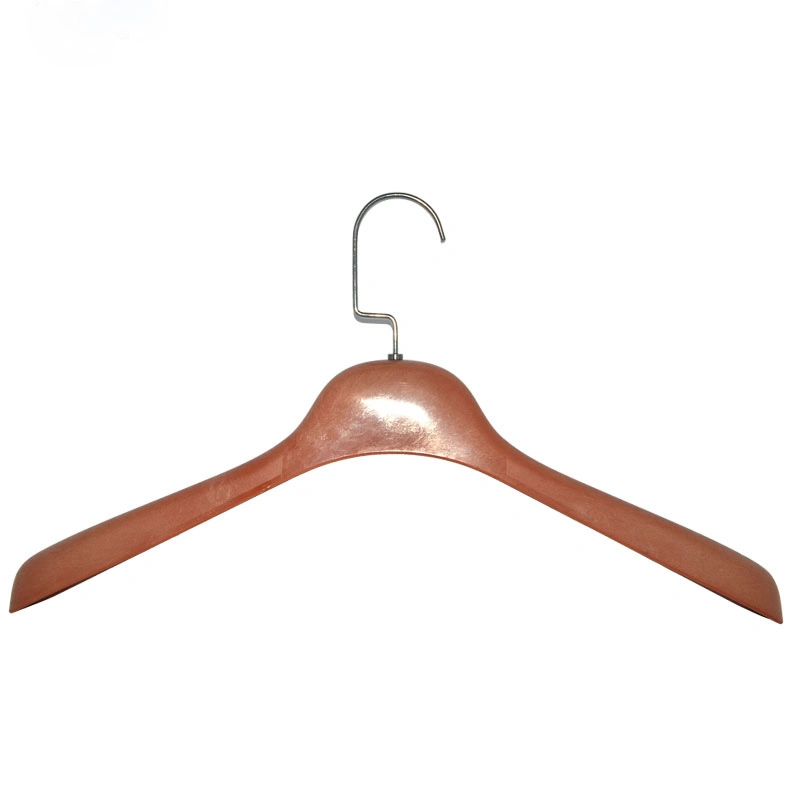 45cm Clothes Quality Coats Customized Logo Printed Plastic Hanger